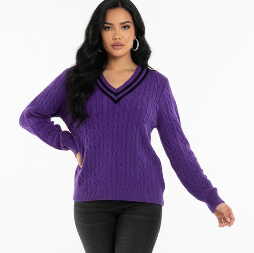 Ralph Lauren Active Purple Sweater